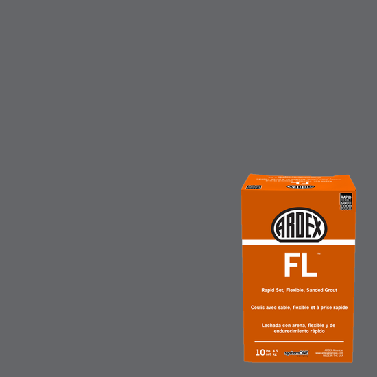 FL Rapid-Set Flexible Sanded Grout - Slate Gray #21 - 10 lb