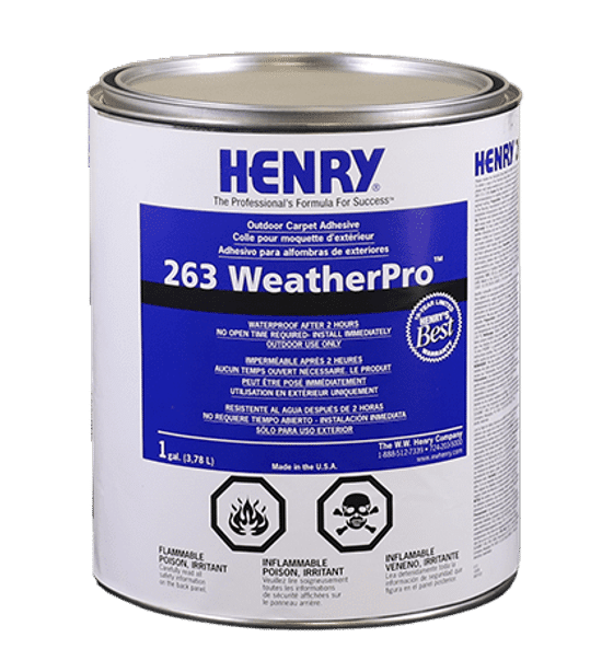 263 WeatherPro Outdoor Carpet Adhesive - 3.78 L