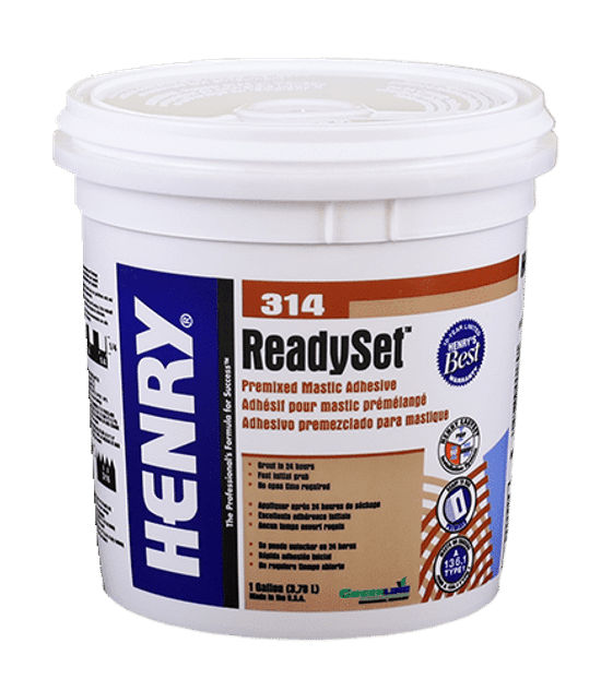 314 ReadySet Premixed Mastic Adhesive - 3.78 L
