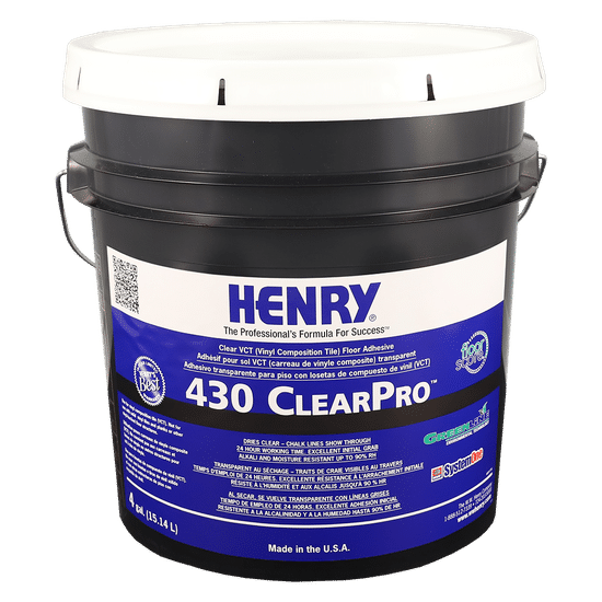 430 ClearPro Thin-Spread VCT Floor Tile Adhesive - 15.14 L