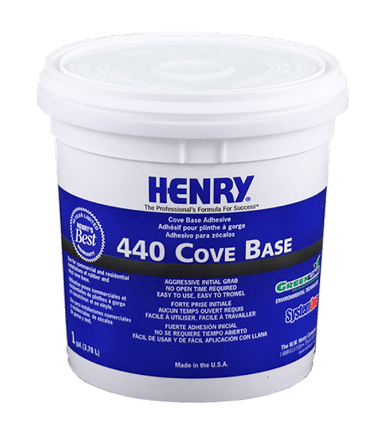 440 Cove Base Adhesive - 3.78 L