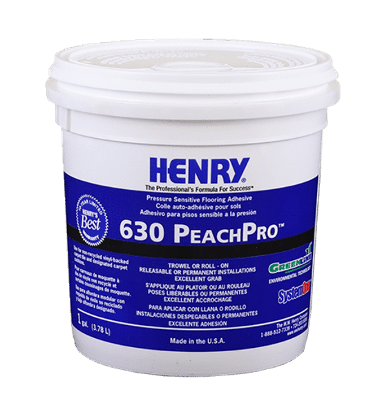 630 PeachPro Pressure Sensitive Flooring Adhesive - 3.78 L
