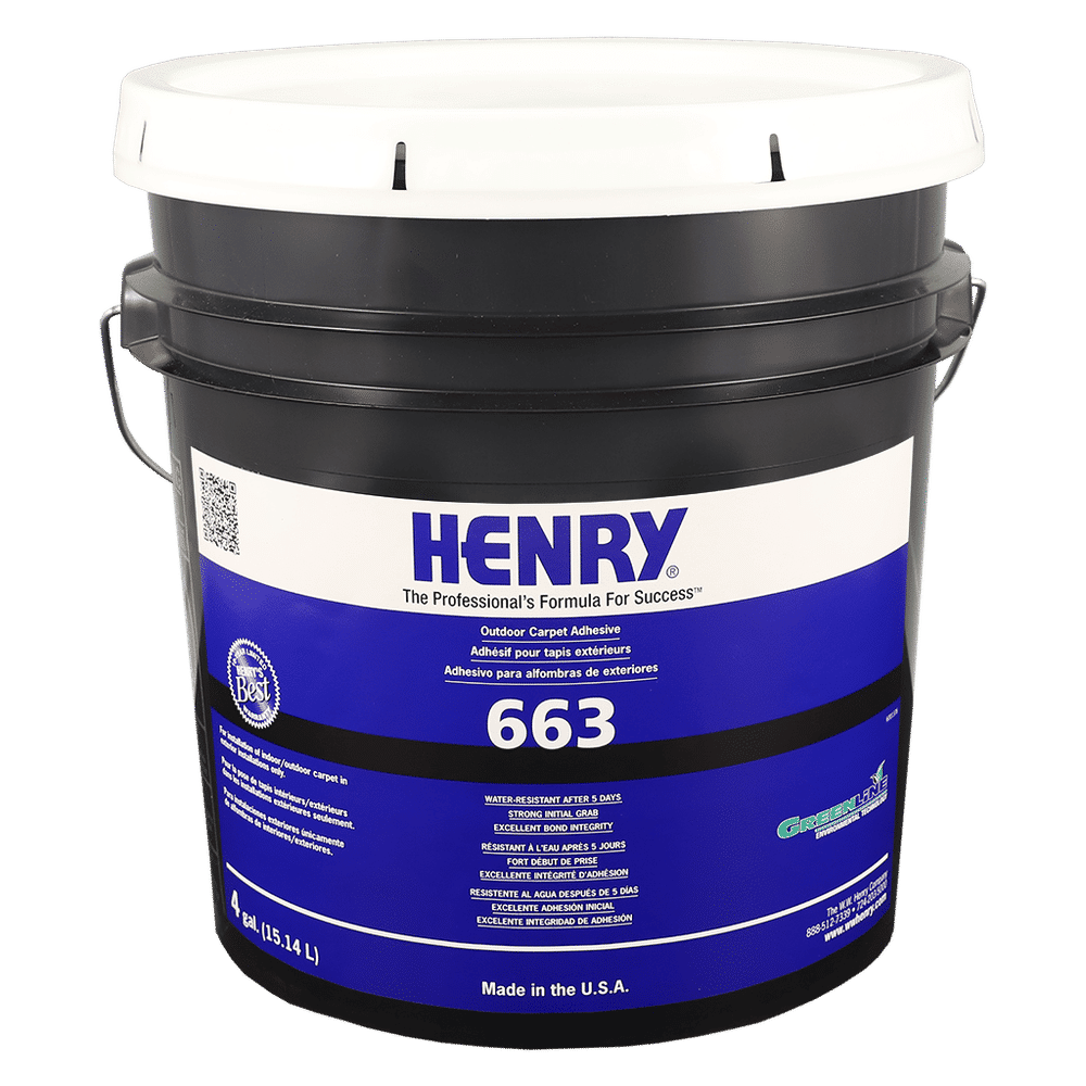 Henry 663 Outdoor Carpet Adhesive - 15.14 L (12187) 