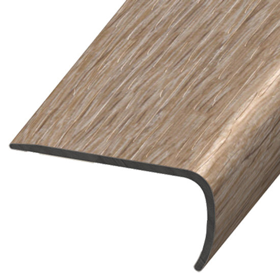 Stair Nose VersaEdge Standard PVC #116980 Lime Washed Oak - 1" (25.4 mm) x 2" x 94"