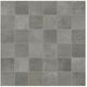 Mosaïque en chevron Ceraforge Titanium mate 12" x 12"
