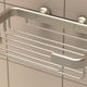 Rectangular Soap Basket Promessa Series Brushed Nickel