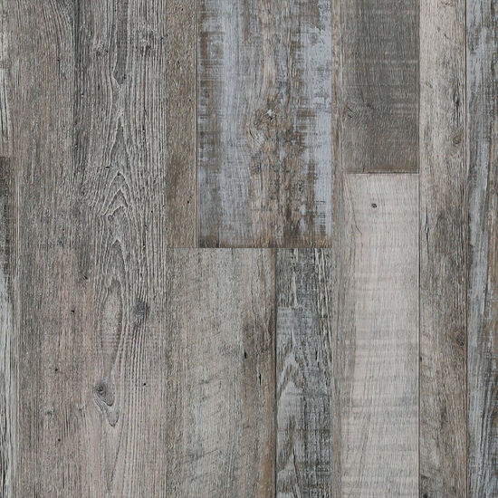 Planches de vinyle Colorado Grey Reclamation Oak Collé au sol 7-1/4" x 48"