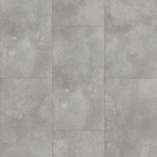 Tuiles de vinyle Bedrock Sterling Limestone Collé au sol 12" x 24"