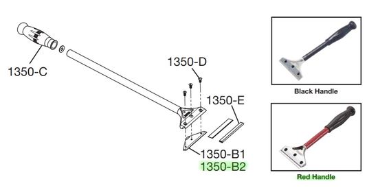 Blade Clamp with 3 Screws for Nos. 350-360 (Red Handle)