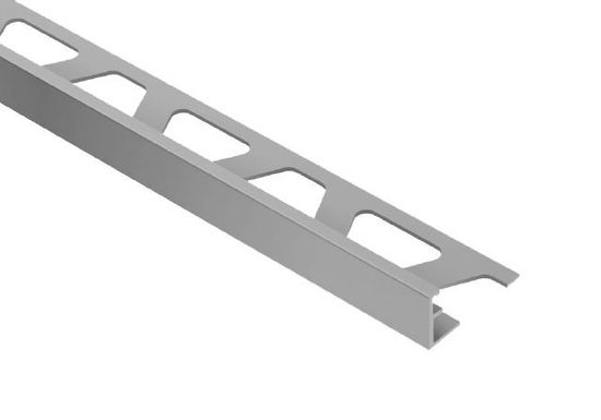 SCHIENE Profilé de bordure de mur aluminium gris métallique 3/8" (10 mm) x 8' 2-1/2"
