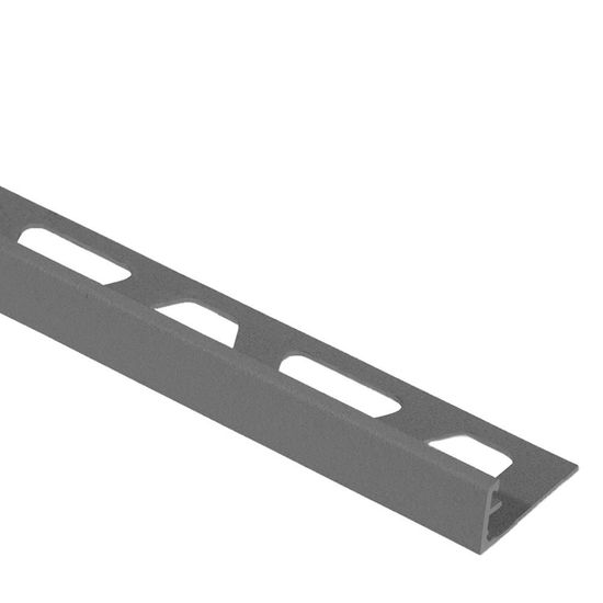 SCHIENE Profilé de bordure de mur aluminium étain 3/8" (10 mm) x 8' 2-1/2"