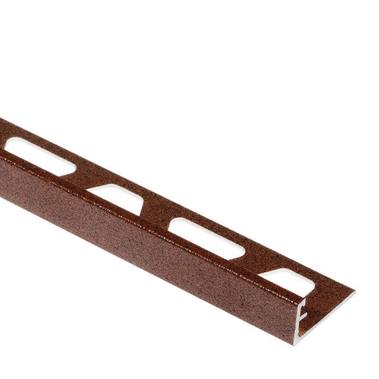 SCHIENE Profilé de bordure de mur aluminium brun rustique 3/8" (10 mm) x 8' 2-1/2"