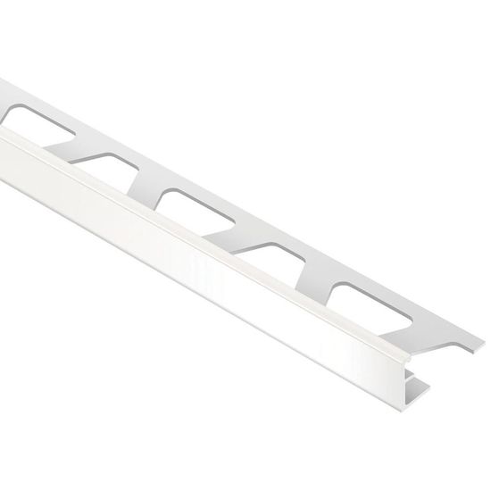 SCHIENE Profilé de bordure de mur aluminium blanc 7/16" (11 mm) x 8' 2-1/2"