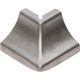 DILEX-EHK Outside Corner 90° 2-Way with 23/32" Radius Stainless Steel (V2) Brushed