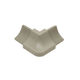 DILEX-HKW Outside Corner 90° with 11/16" Radius PVC Plastic Grey