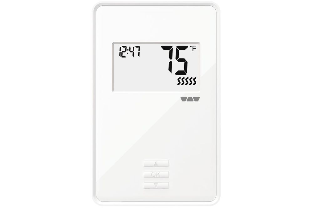Schluter DITRA-HEAT-E-R Non-Programmable Thermostat Bright White 120V/240V  (DHERT103/BW) | FloorBox