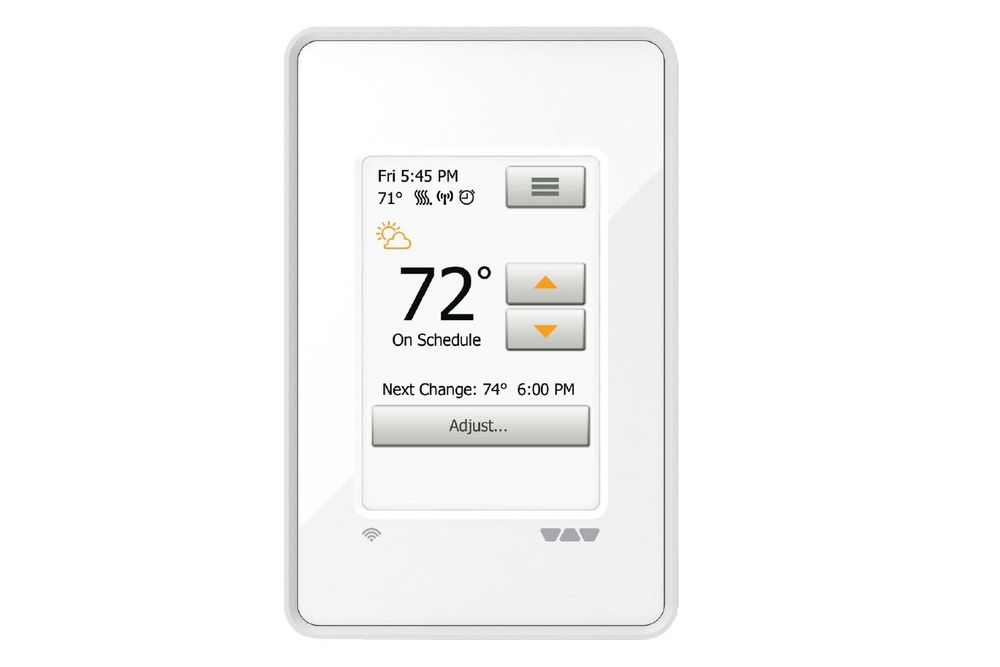 Schluter DITRA-HEAT-E-WIFI Thermostat Wireless Programmable Bright White  120V/240V (DHERT104/BW) | FloorBox