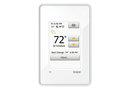 DITRA-HEAT-E-WIFI Thermostat Wireless Programmable Bright White 120V/240V