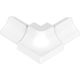 DILEX-PHK Outside Corner 135° avec un radius de 3/8" Plastique PVC Blanc éclatant