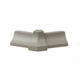 DILEX-PHK Outside Corner 135° with 3/8" (10 mm) Radius - PVC Plastic Grey