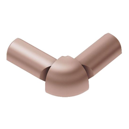 RONDEC 2-Leg Outside Corner 90° - Aluminum Anodized Matte Copper 3/8" (10 mm) 