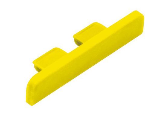 TREP-B Cap de fermeture - plastique PVC jaune 2-1/8" (52 mm) 