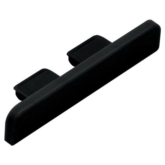 TREP-B Cap de fermeture - plastique PVC noir 2-1/8" (52 mm) 