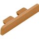 TREP-B Cap de fermeture PVC Brun noisette 2-1/8" (52 mm)