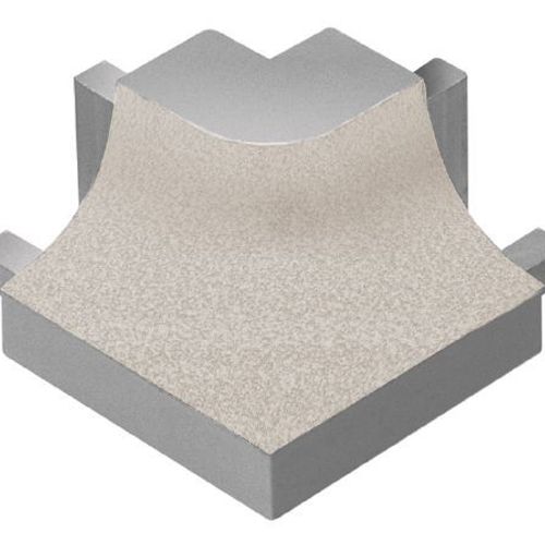 Schluter - QUADEC - Coin intérieur/extérieur 90° - alum. ivoire 5/16