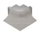 DILEX-AHKA Outside Corner 90° with 3/8" Radius Anodized Aluminum Greige