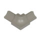 DILEX-PHK Outside Corner 90° avec un radius de 3/8" Plastique PVC Gris