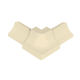 DILEX-PHK Outside Corner 90° avec un radius de 3/8" Plastique PVC Sable