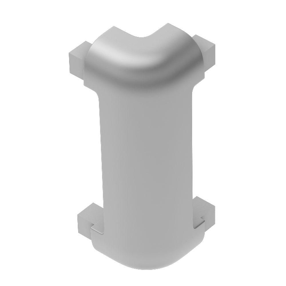Schluter - RONDEC - Coin extérieur 90° - alum. anodisé chrome poli 5/16