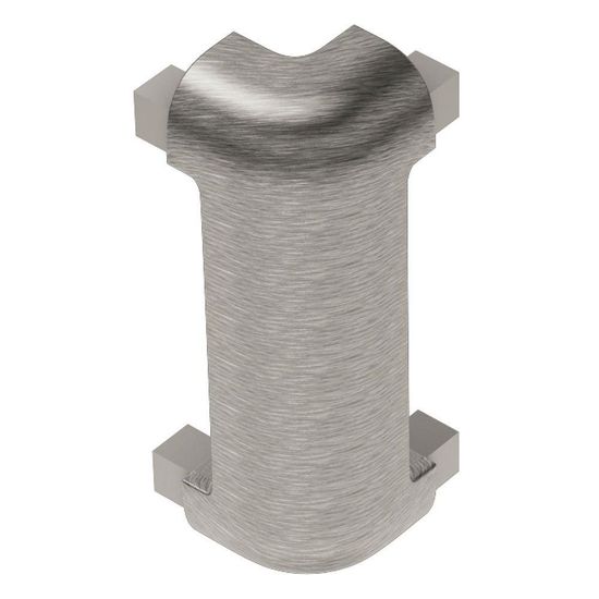 RONDEC-CT Outside Corner 90° - Aluminum Anodized Brushed Nickel 3/8" (10 mm) 