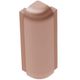 RONDEC-STEP Outside Corner 90° with 1-1/2" Vertical Leg Anodized Aluminum Satin Copper 5/16" (8 mm)