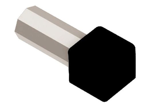 QUADEC Outside Corner 90° - Aluminum Black 3/8" (10 mm) 