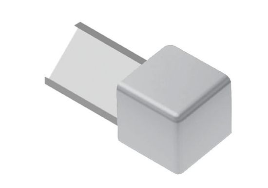 QUADEC Outside Corner 90° Aluminum Classic Grey 3/8" (10 mm)