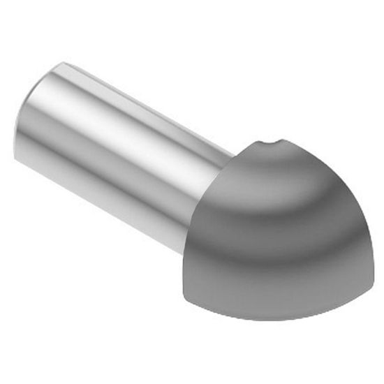 RONDEC Outside Corner 90° - Aluminum Anodized Grey 3/8" (10 mm) 