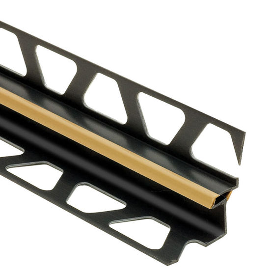 DILEX-EKE Profilé de joint de mouvement pour angles muraux - plastique PVC beige clair 7/16" x 3/8" x 8' 2-1/2"