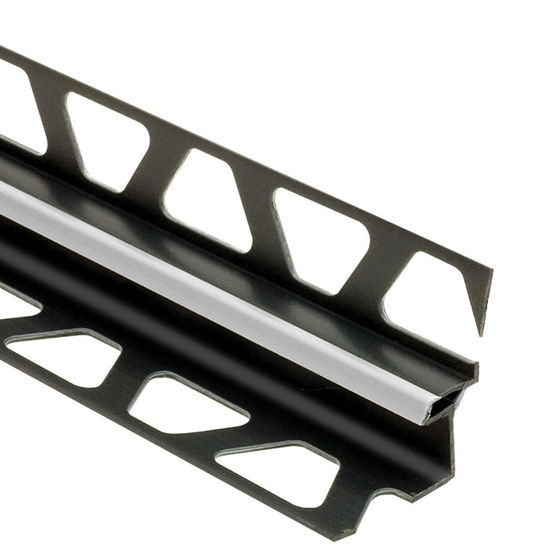 DILEX-EKE Profilé de joint de mouvement pour angles muraux - plastique PVC gris classique 7/16" x 3/8" x 8' 2-1/2"