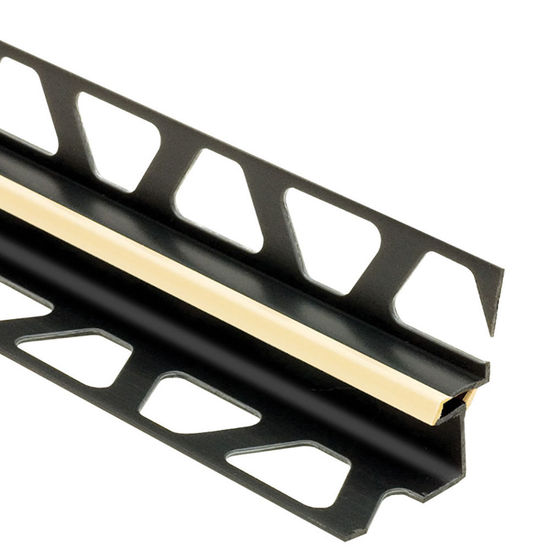 DILEX-EKE Profilé de joint de mouvement pour angles muraux - plastique PVC sable 7/16" x 3/8" x 8' 2-1/2"