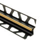 DILEX-EKE Profilé de joint de mouvement pour angles muraux - plastique PVC beige clair 9/16" x 17/32" x 8' 2-1/2"