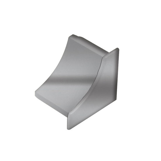DILEX-HKU Cap de fermeture avec un radius de 1-7/16" (36 mm) - plastique PVC avec fini en acier inoxydable