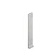 DESIGNBASE-SL Cap de fermeture de gauche acier inoxydable (V2) brossé 6-3/8" (160 mm)