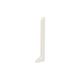 DESIGNBASE-SL End Cap Left Aluminum White Matte 2-3/8" (60 mm)
