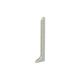 DESIGNBASE-SL End Cap Left Aluminum with Brushed Stainless Appearance 3-1/8" (80 mm)