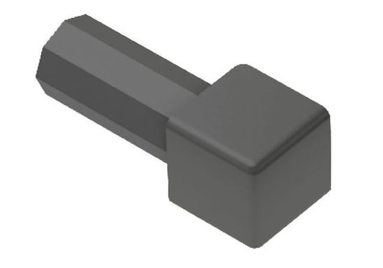QUADEC In/Out Corner 90° - PVC Plastic Grey 3/8" (10 mm) 