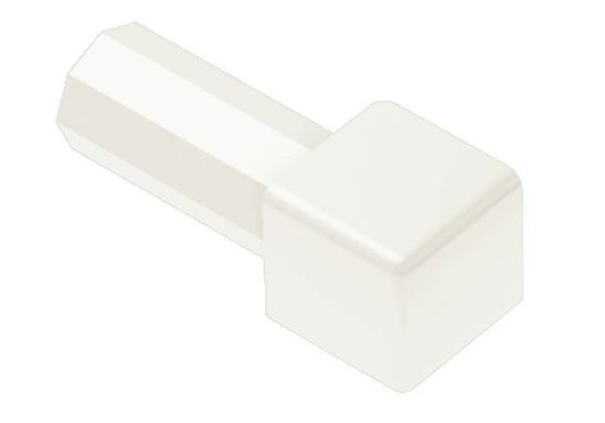 QUADEC In/Out Corner 90° - PVC Plastic White 3/8" (10 mm) 