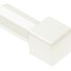 QUADEC In/Out Corner 90° - PVC Plastic White 1/2" (12.5 mm) 