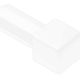 QUADEC In/Out Corner 90° PVC Bright White 1/4" (6 mm)